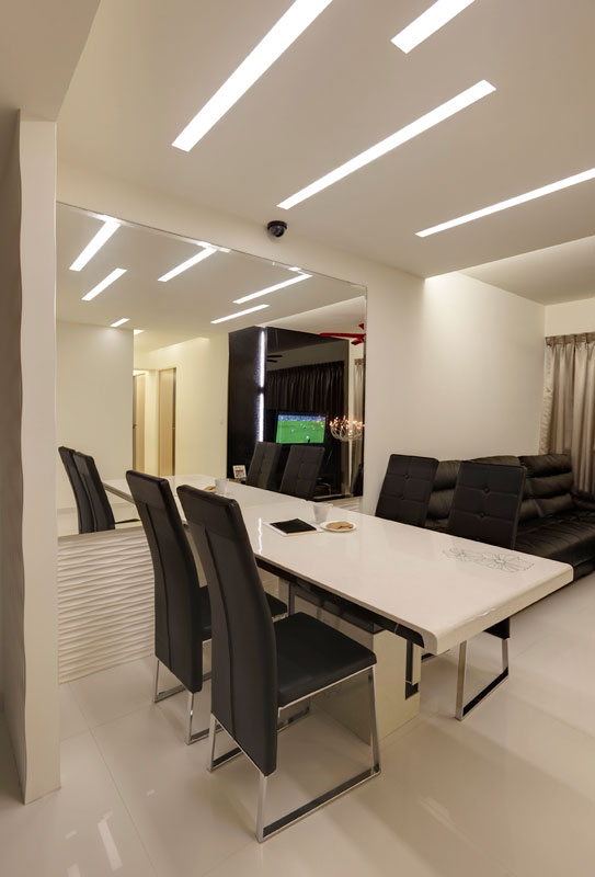 Contemporary, Modern Design - Dining Room - HDB 4 Room - Design by Design Profession Pte Ltd