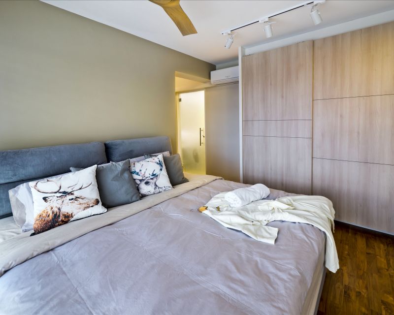 Contemporary, Modern, Scandinavian Design - Bedroom - HDB 4 Room - Design by Design Profession Pte Ltd