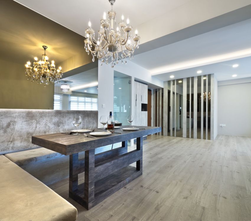 Classical, Contemporary, Modern Design - Dining Room - HDB 5 Room - Design by Design Profession Pte Ltd