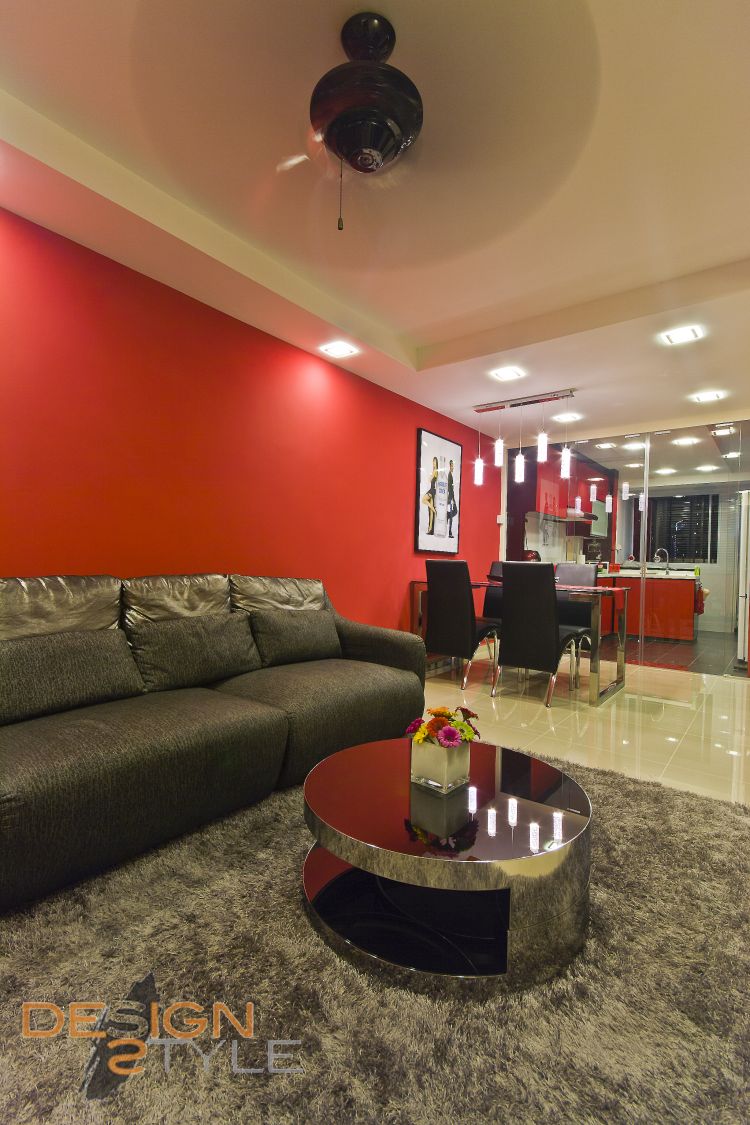 Contemporary, Modern Design - Living Room - HDB 3 Room - Design by Designstyle Studio Pte Ltd