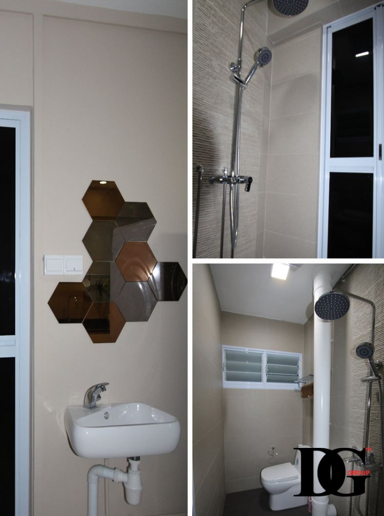 Contemporary, Modern Design - Bathroom - HDB 3 Room - Design by Designer Guy Group Pte Ltd