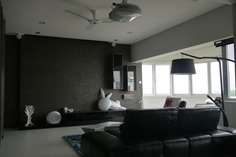 Minimalist, Modern Design - Living Room - Condominium - Design by Designer Guy Group Pte Ltd
