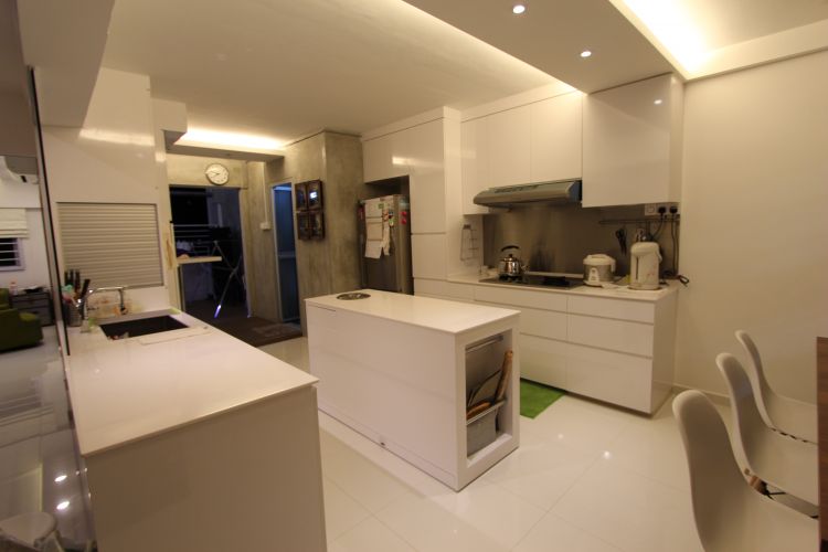 Contemporary, Modern Design - Kitchen - HDB 5 Room - Design by Designer Guy Group Pte Ltd