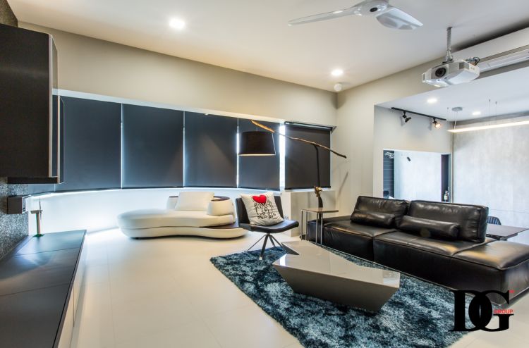 Modern, Scandinavian Design - Living Room - Condominium - Design by Designer Guy Group Pte Ltd