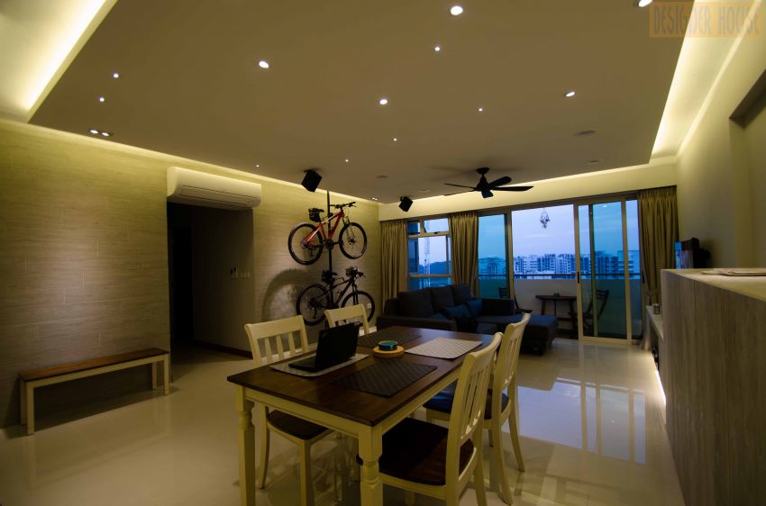 Modern Design - Living Room - HDB Executive Apartment - Design by Designer House Pte Ltd