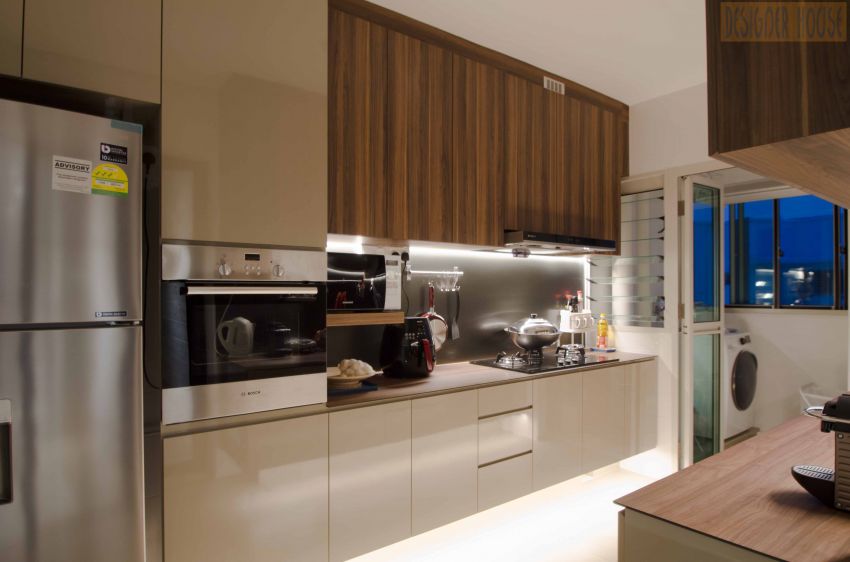 Modern Design - Kitchen - HDB Executive Apartment - Design by Designer House Pte Ltd