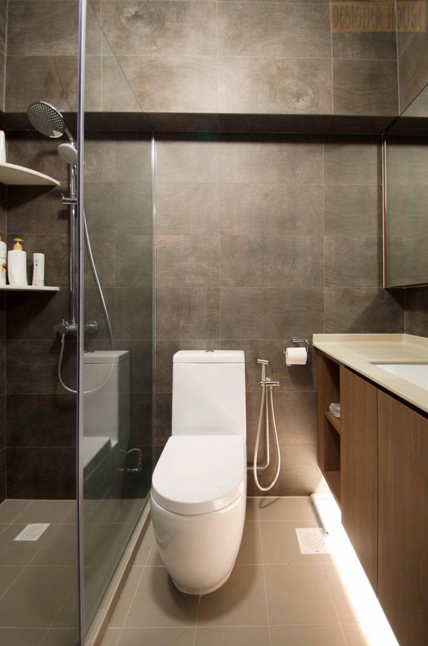 Modern Design - Bathroom - HDB Executive Apartment - Design by Designer House Pte Ltd