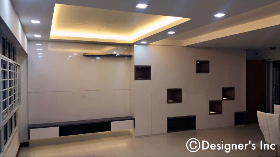 Contemporary, Modern Design - Living Room - HDB 4 Room - Design by Designers Inc Pte Ltd