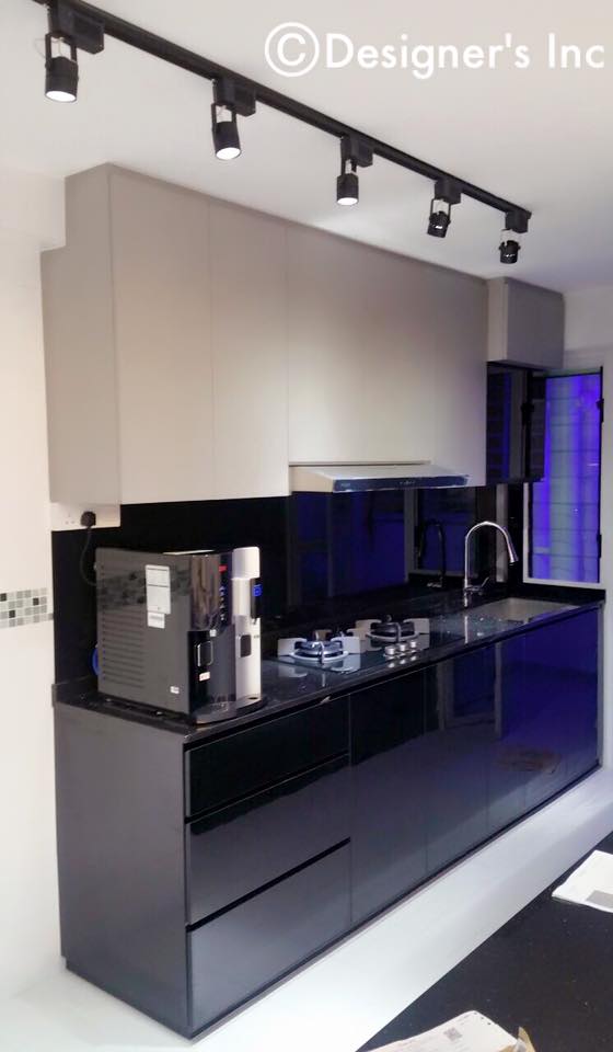 Contemporary, Modern Design - Kitchen - HDB 4 Room - Design by Designers Inc Pte Ltd