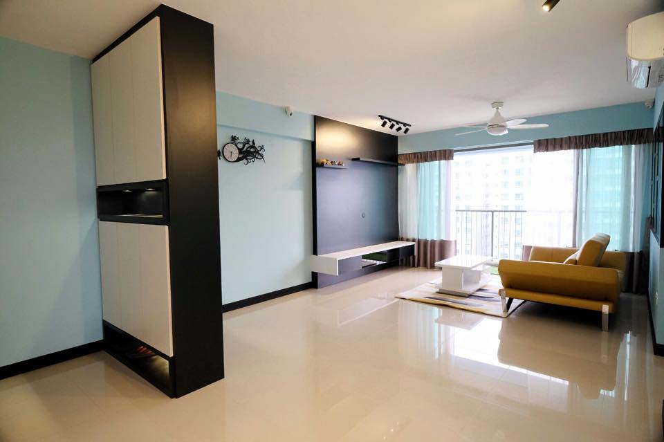 Modern Design - Living Room - HDB 5 Room - Design by Designers Inc Pte Ltd