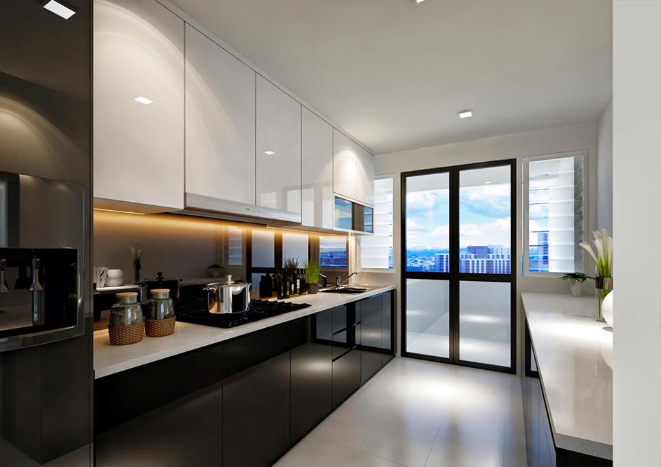 Contemporary, Modern Design - Kitchen - HDB 5 Room - Design by Designers Inc Pte Ltd