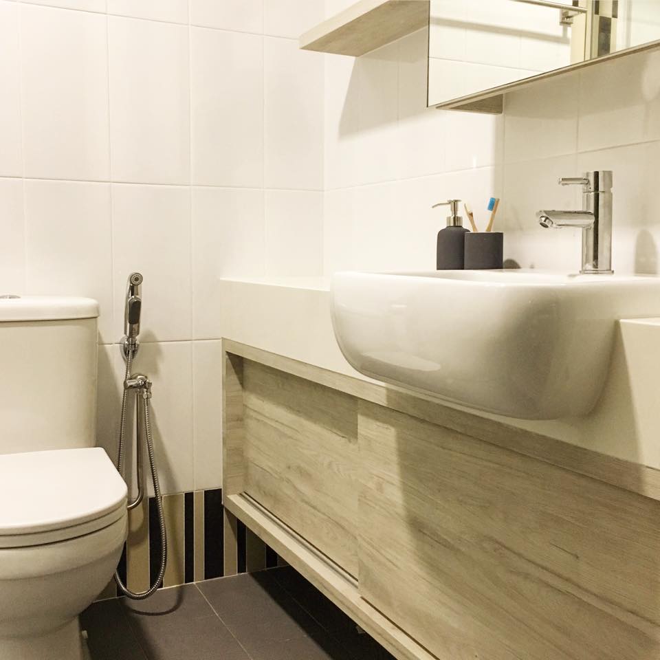 Scandinavian Design - Bathroom - HDB 4 Room - Design by Designscale Pte Ltd
