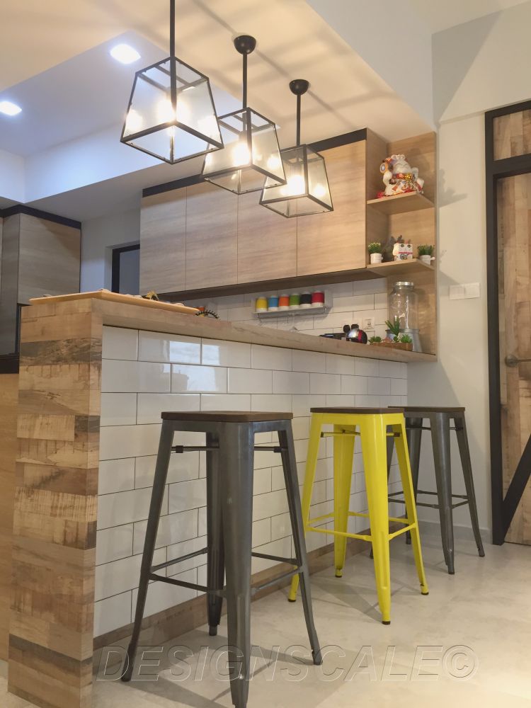 Contemporary Design - Kitchen - Condominium - Design by Designscale Pte Ltd