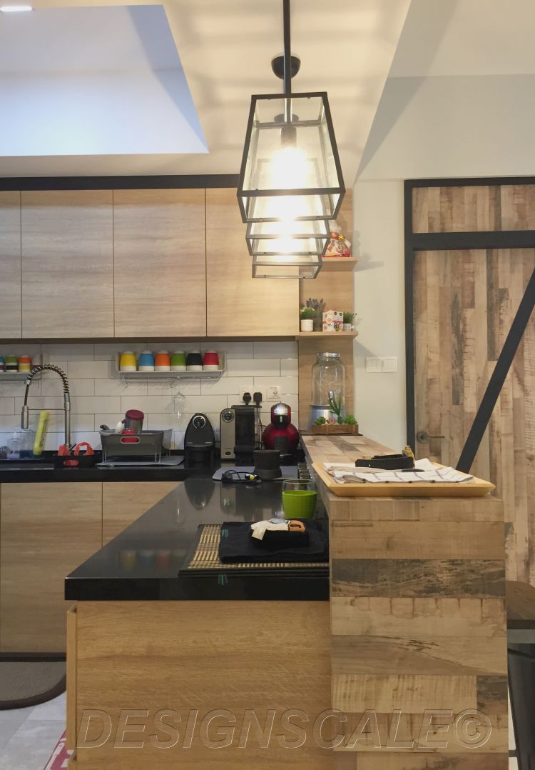 Contemporary Design - Kitchen - Condominium - Design by Designscale Pte Ltd