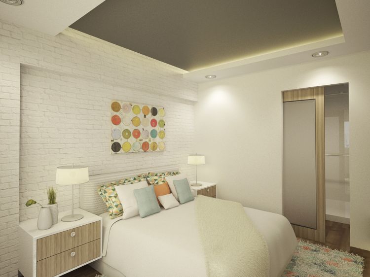 Contemporary, Tropical Design - Bedroom - HDB 5 Room - Design by Designscale Pte Ltd