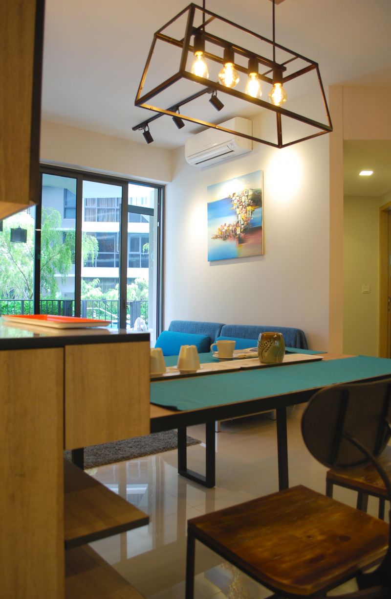 Contemporary, Industrial, Minimalist Design - Dining Room - Condominium - Design by Designscale Pte Ltd