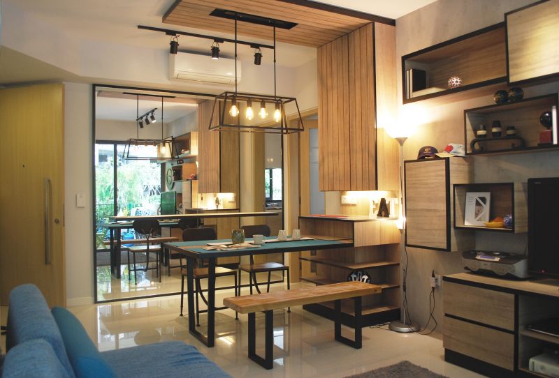 Contemporary, Industrial, Minimalist Design - Living Room - Condominium - Design by Designscale Pte Ltd