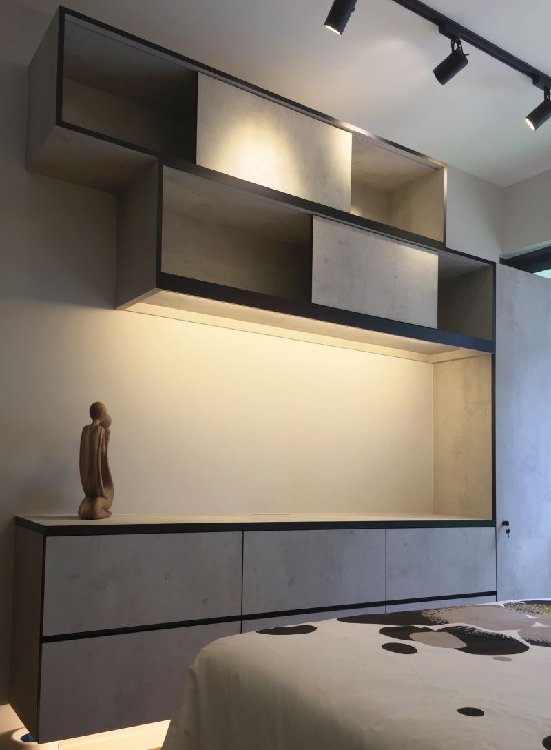 Contemporary, Industrial, Minimalist Design - Bedroom - Condominium - Design by Designscale Pte Ltd
