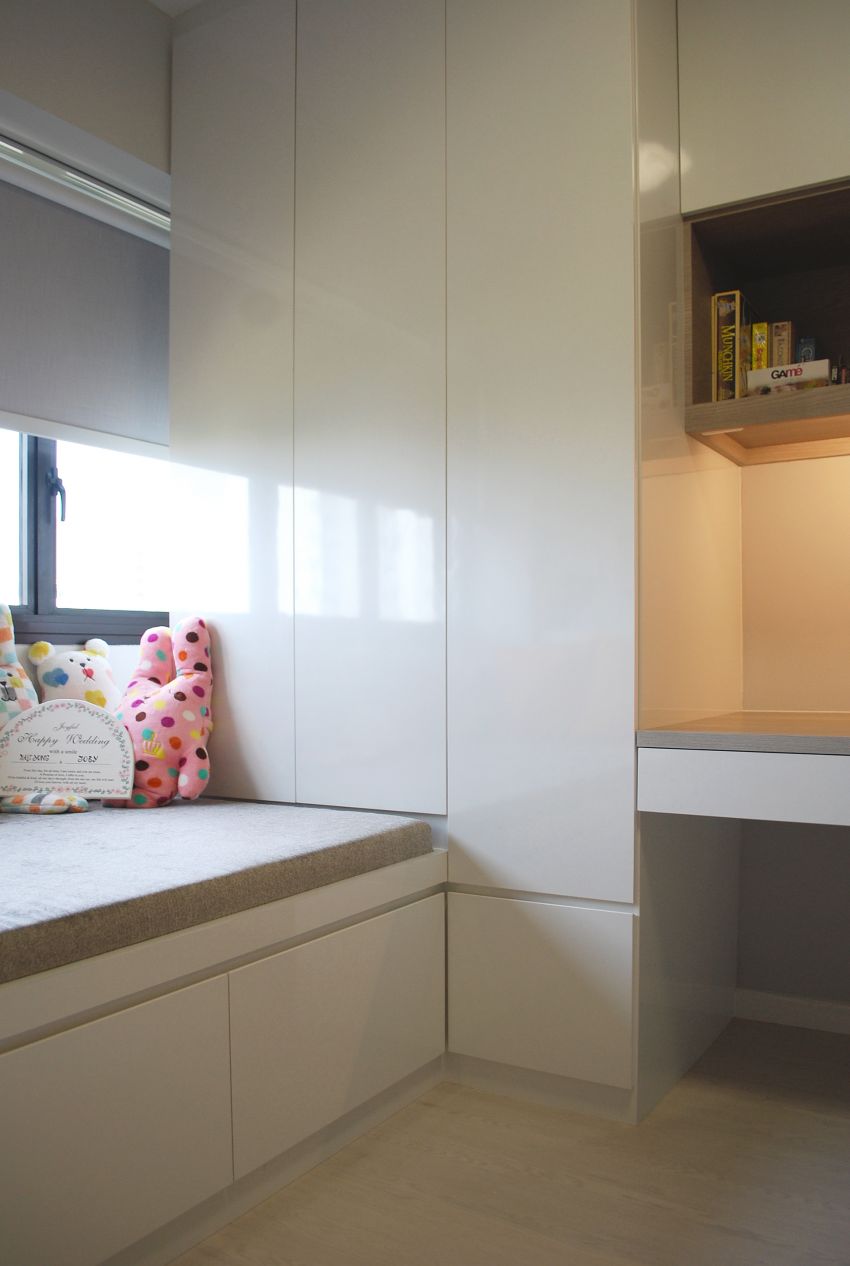 Minimalist, Modern, Scandinavian Design - Study Room - HDB 4 Room - Design by Designscale Pte Ltd