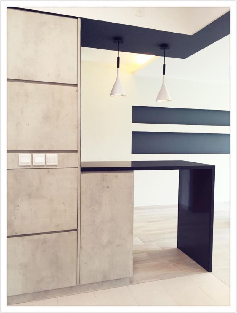 Contemporary, Industrial, Minimalist Design - Dining Room - HDB 4 Room - Design by Designscale Pte Ltd