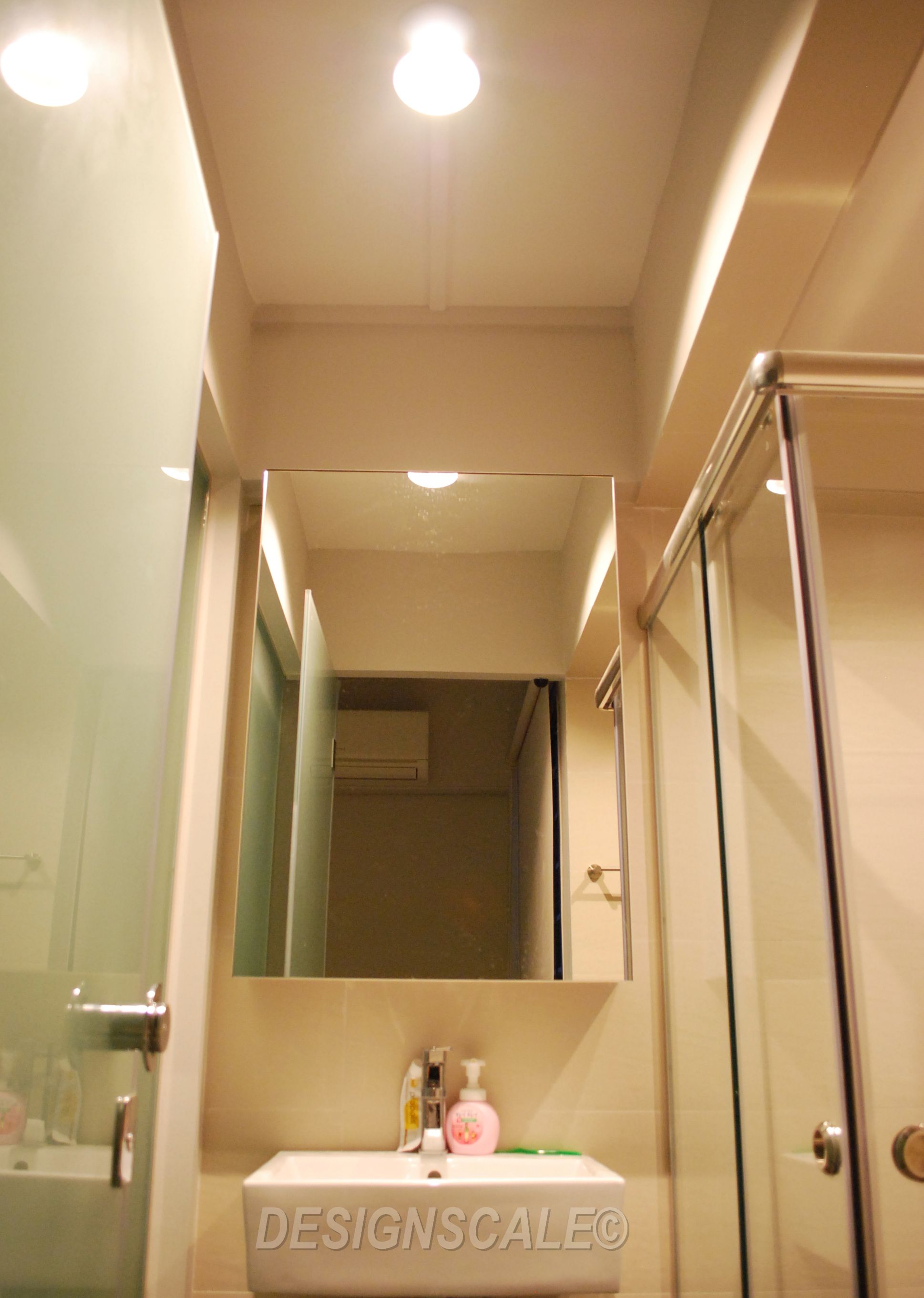 Minimalist, Scandinavian Design - Bathroom - HDB 4 Room - Design by Designscale Pte Ltd