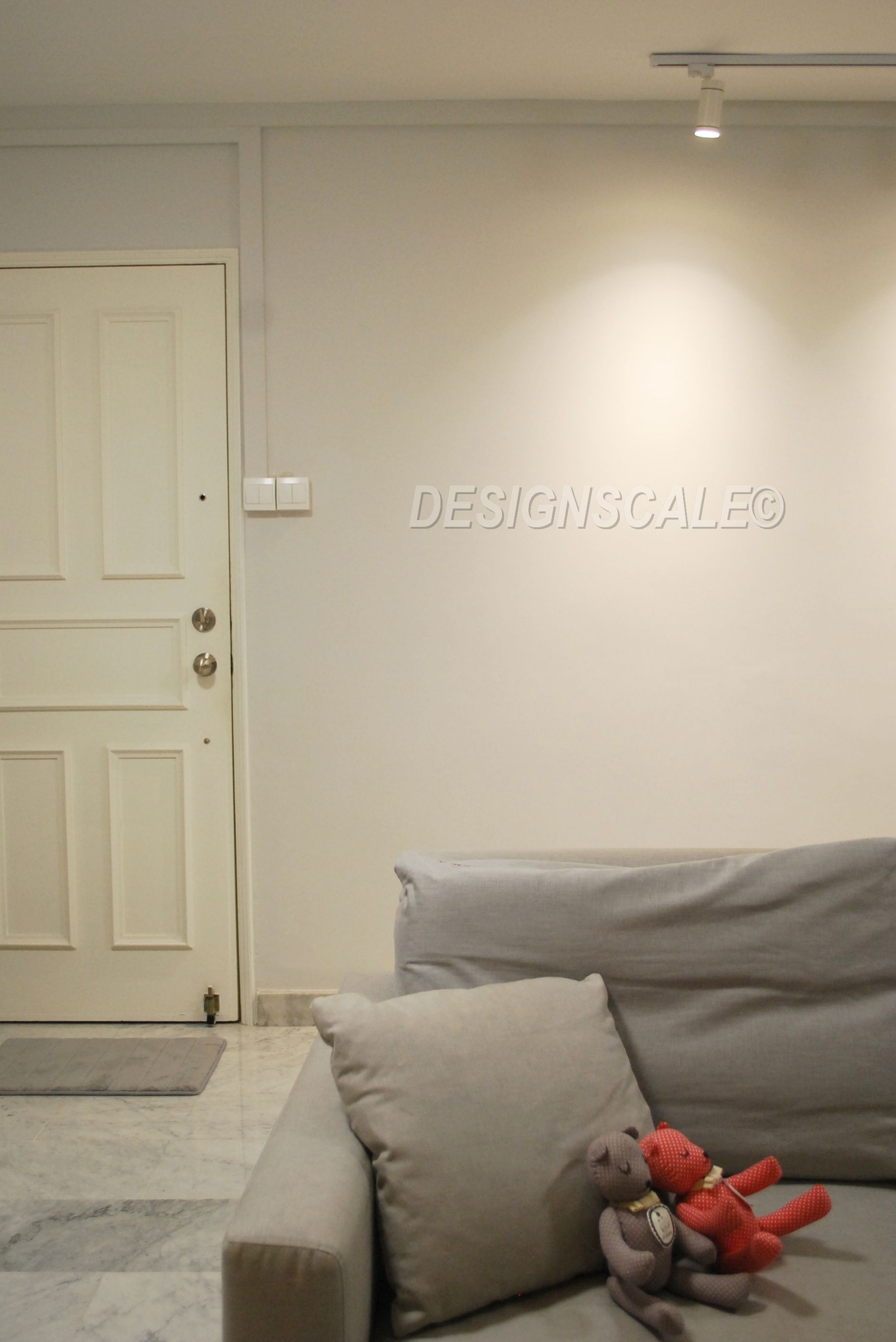 Minimalist, Scandinavian Design - Living Room - HDB 4 Room - Design by Designscale Pte Ltd