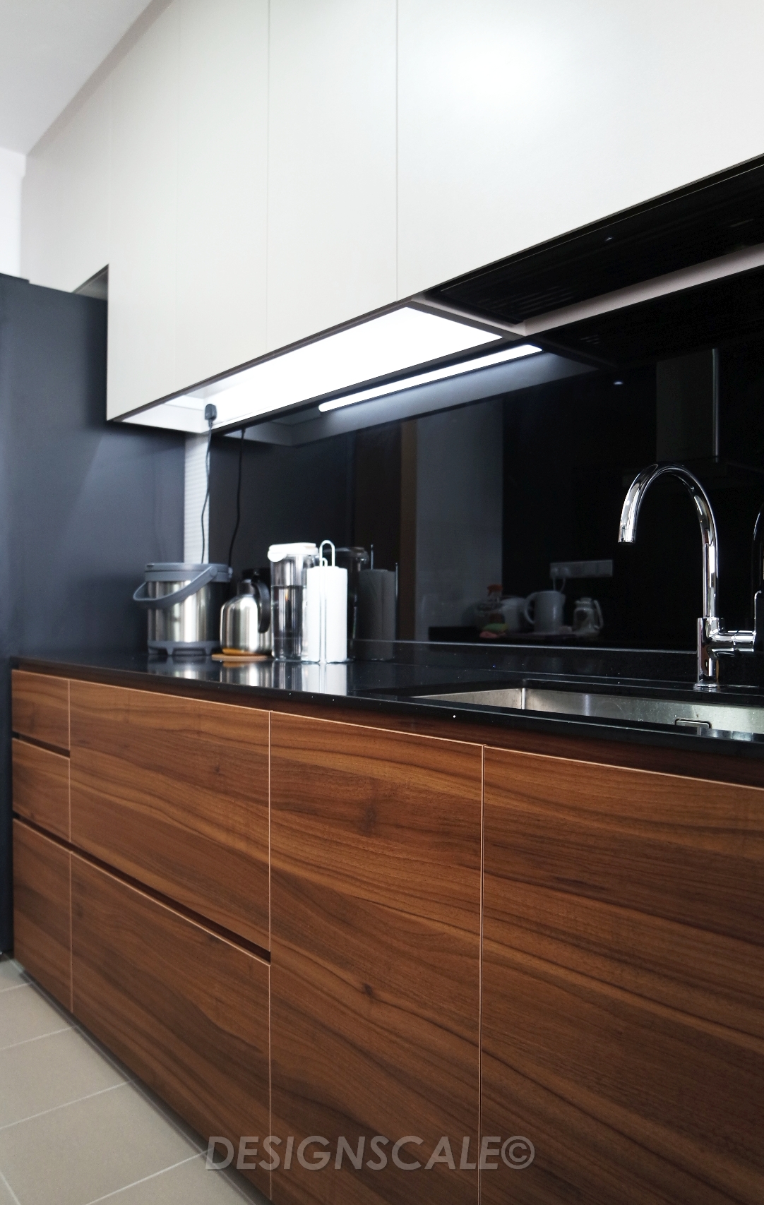 Modern Design - Kitchen - HDB 4 Room - Design by Designscale Pte Ltd