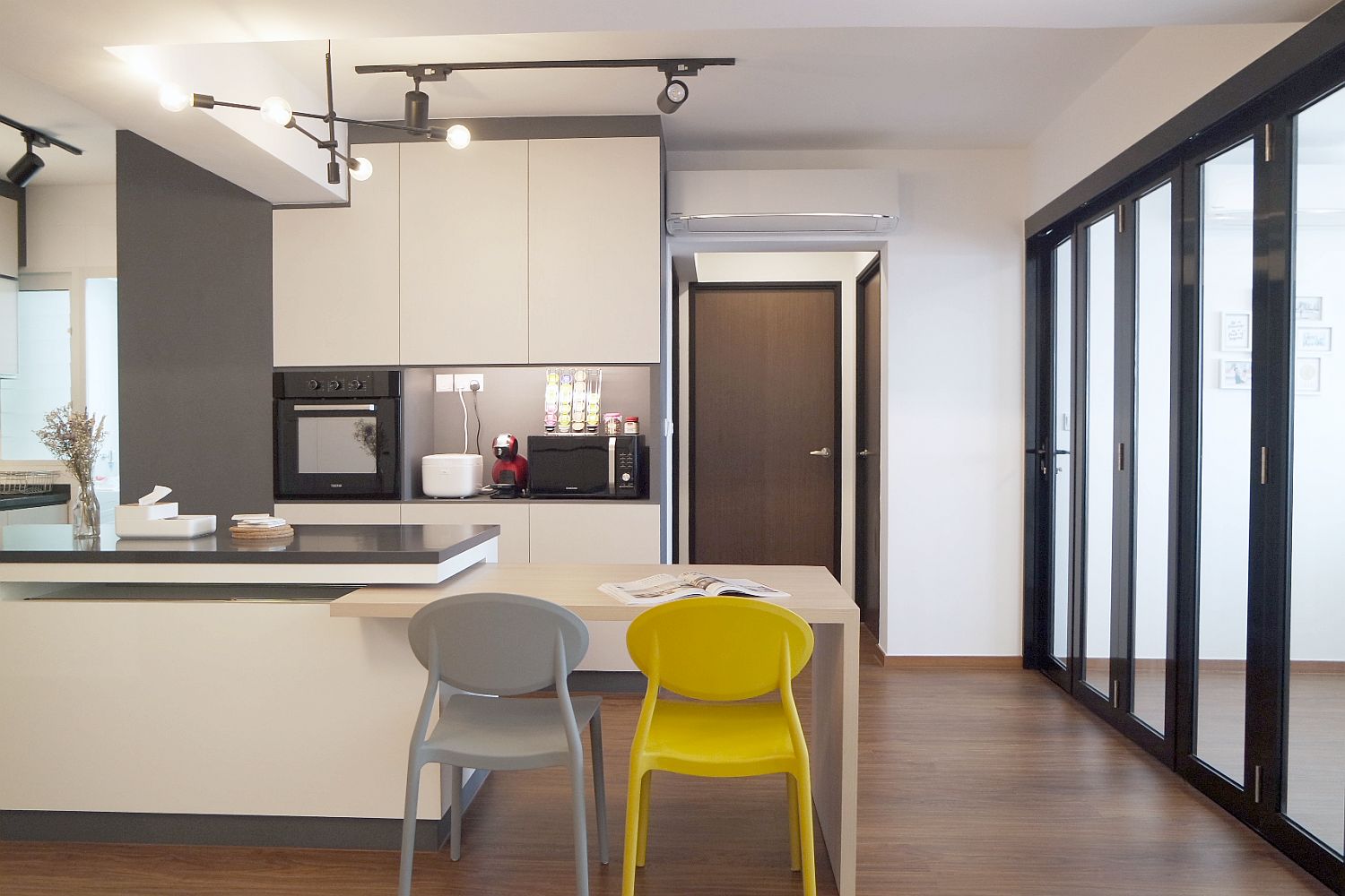 Modern, Scandinavian Design - Living Room - HDB 4 Room - Design by Designscale Pte Ltd