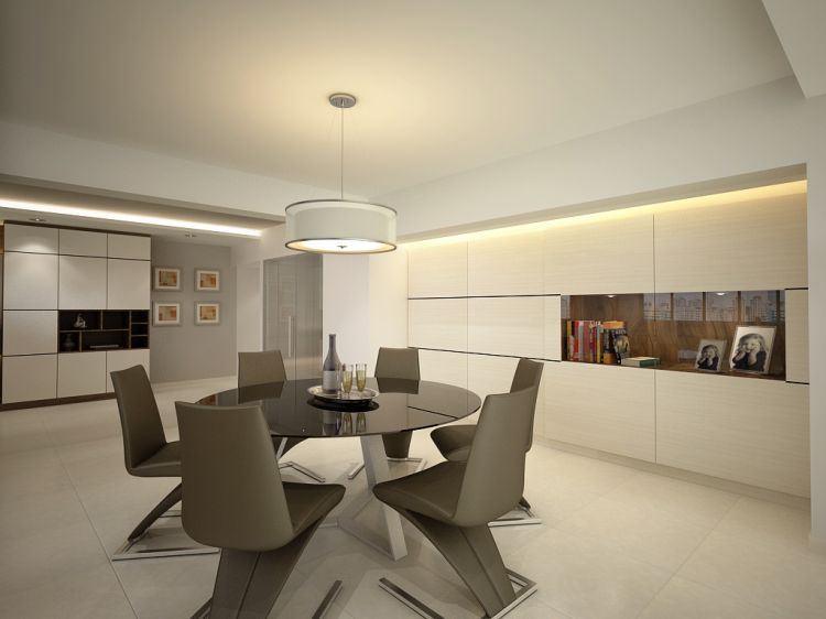 Contemporary, Modern Design - Dining Room - HDB 5 Room - Design by Designscale Pte Ltd