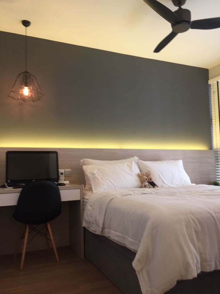 Modern, Scandinavian Design - Bedroom - Condominium - Design by Designscale Pte Ltd