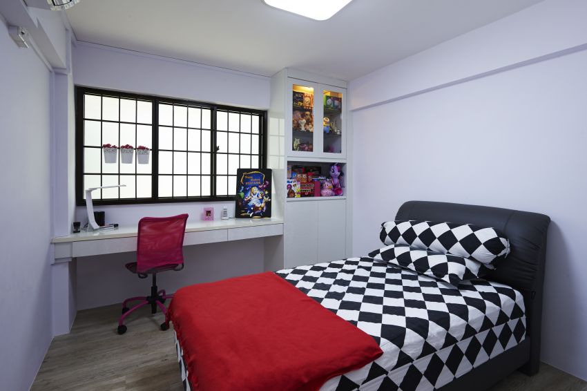 Eclectic Design - Bedroom - HDB 4 Room - Design by Dezign Culture