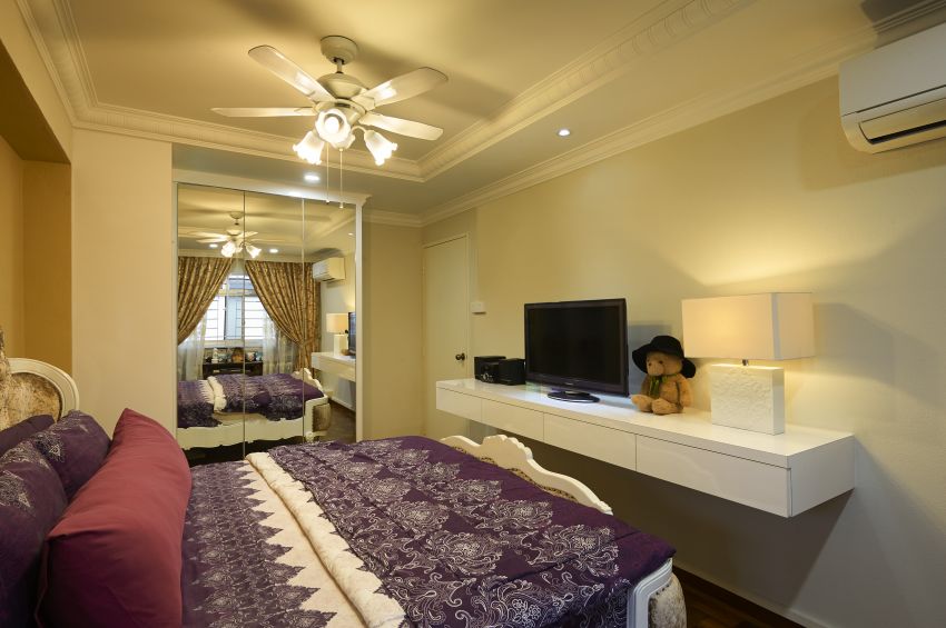 Victorian Design - Bedroom - HDB 5 Room - Design by Dezign Culture