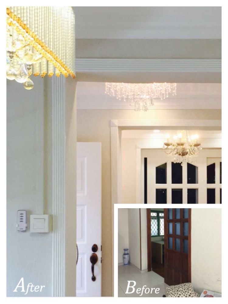 Classical Design - Living Room - HDB 5 Room - Design by Dezign Culture