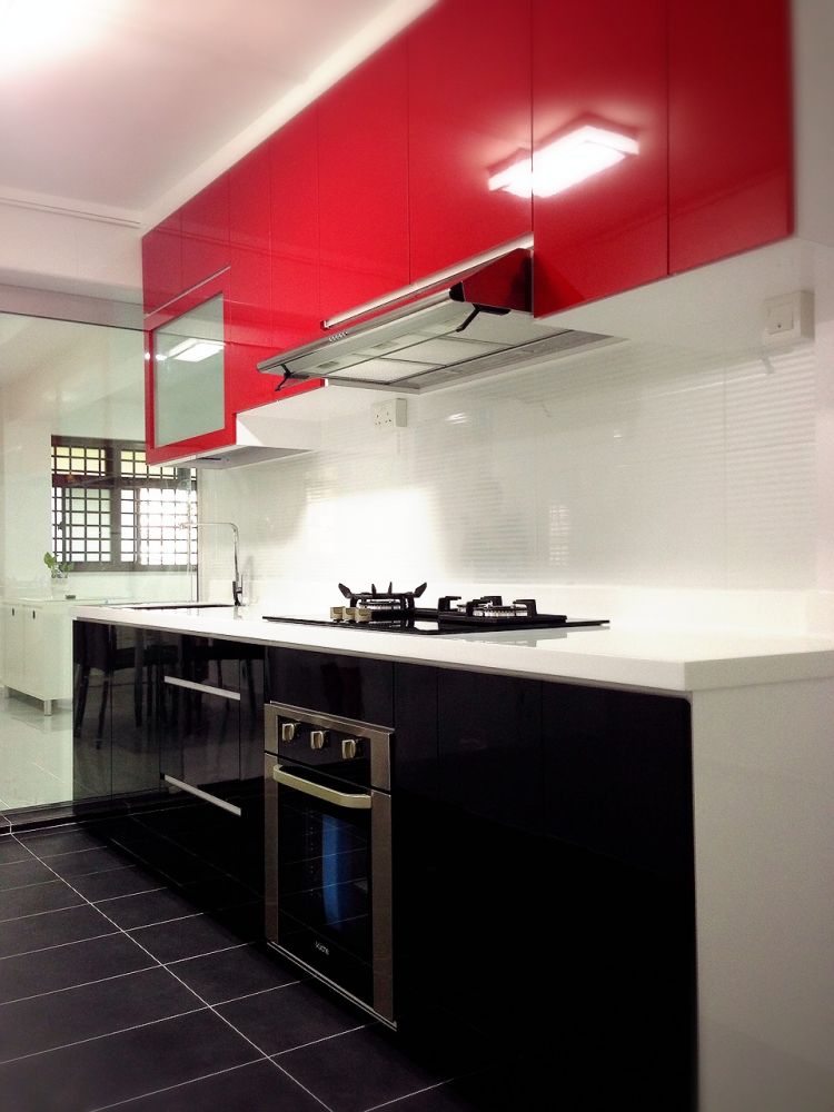 Modern Design - Kitchen - HDB 4 Room - Design by Dezign Culture