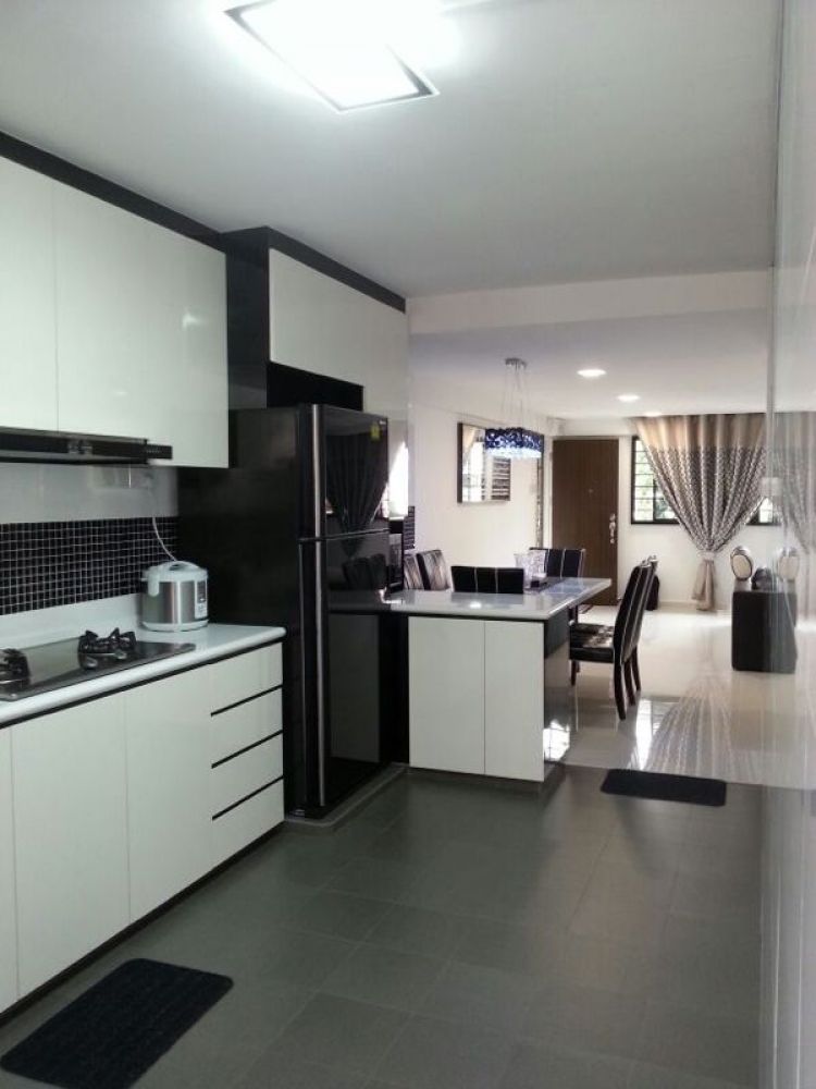 Contemporary Design - Kitchen - HDB 4 Room - Design by Dezign Culture