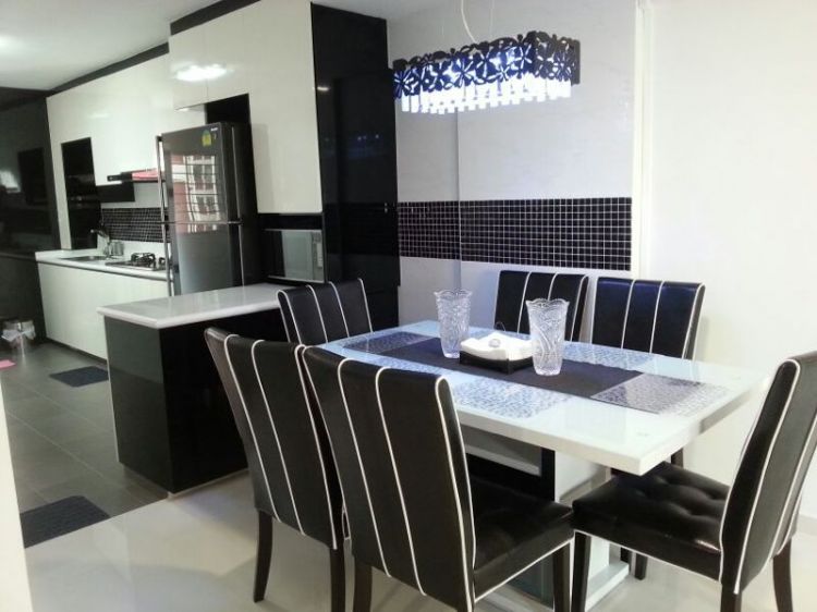 Contemporary Design - Dining Room - HDB 4 Room - Design by Dezign Culture