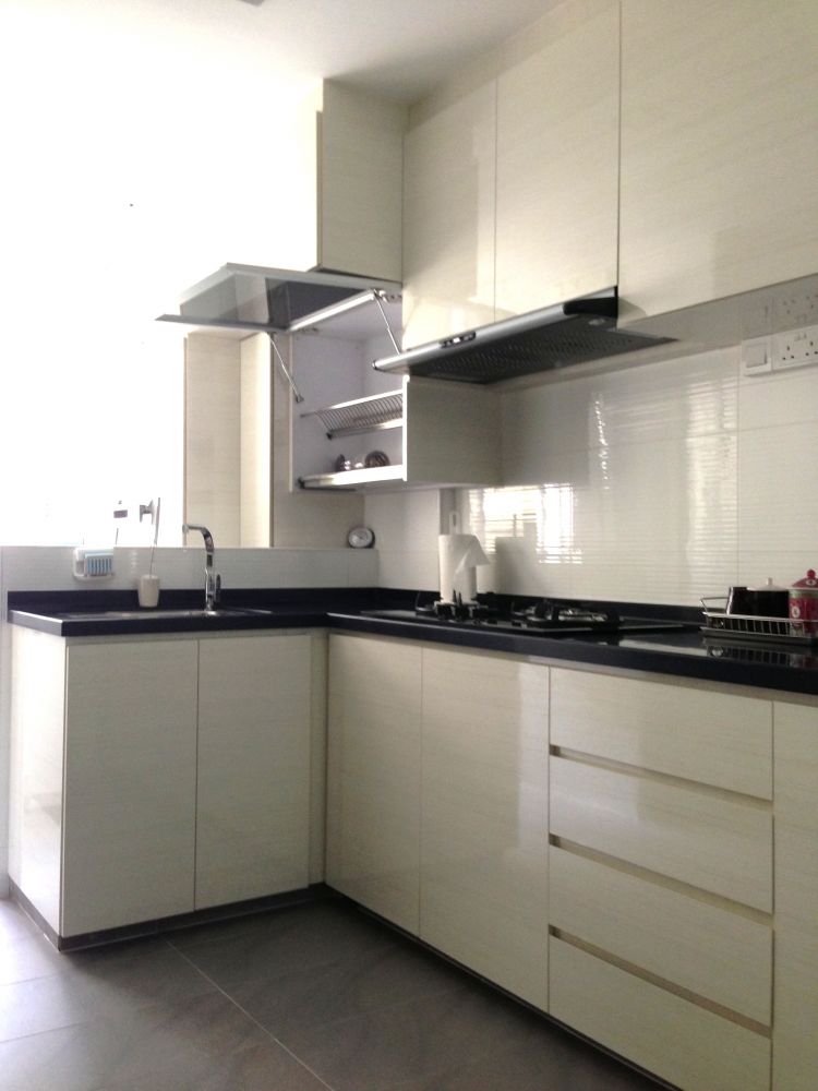 Contemporary Design - Kitchen - HDB Executive Apartment - Design by Dezign Culture