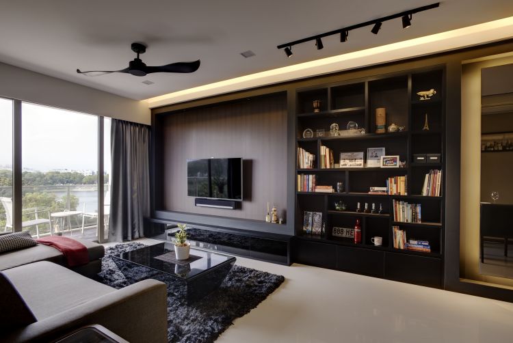 Modern Design - Living Room - Condominium - Design by D Initial Concept
