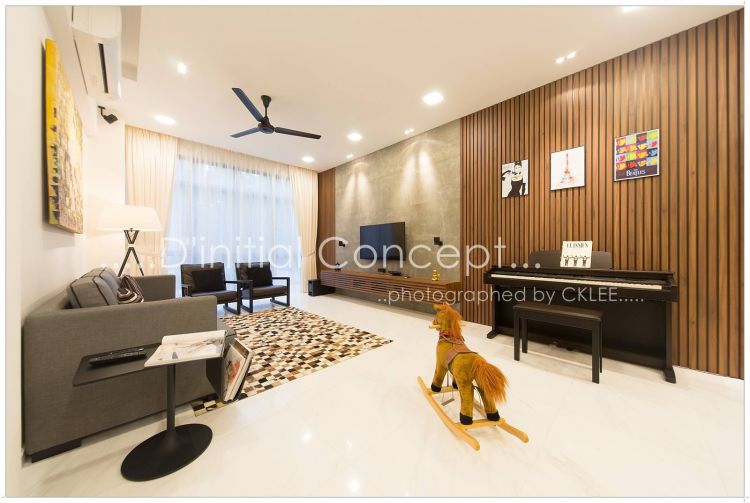 Contemporary Design - Living Room - Condominium - Design by D Initial Concept