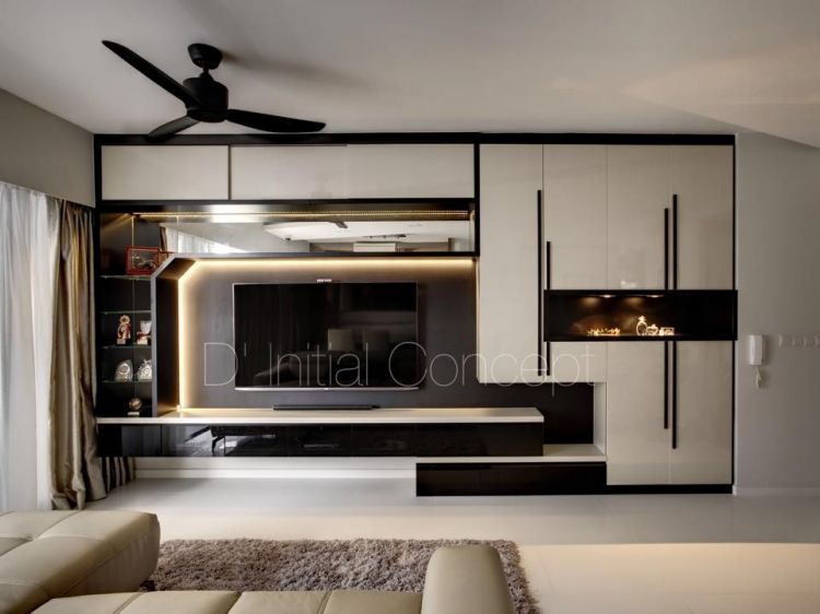 Contemporary Design - Living Room - Condominium - Design by D Initial Concept