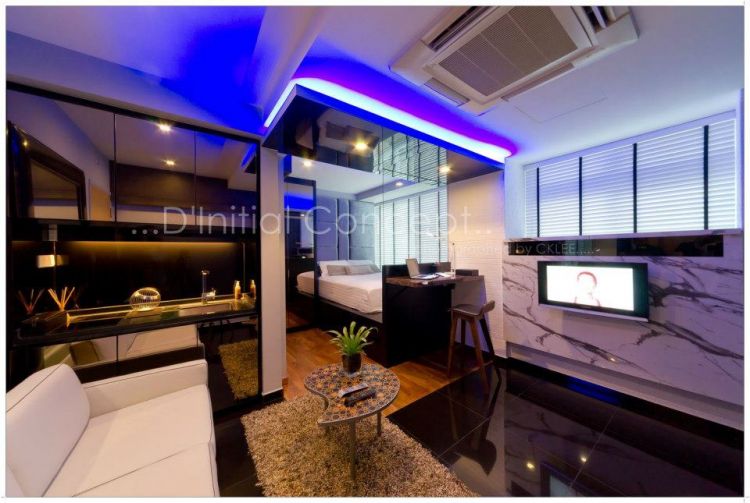 Eclectic Design - Living Room - Condominium - Design by D Initial Concept