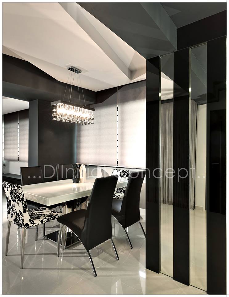Contemporary, Modern Design - Dining Room - HDB Executive Apartment - Design by D Initial Concept