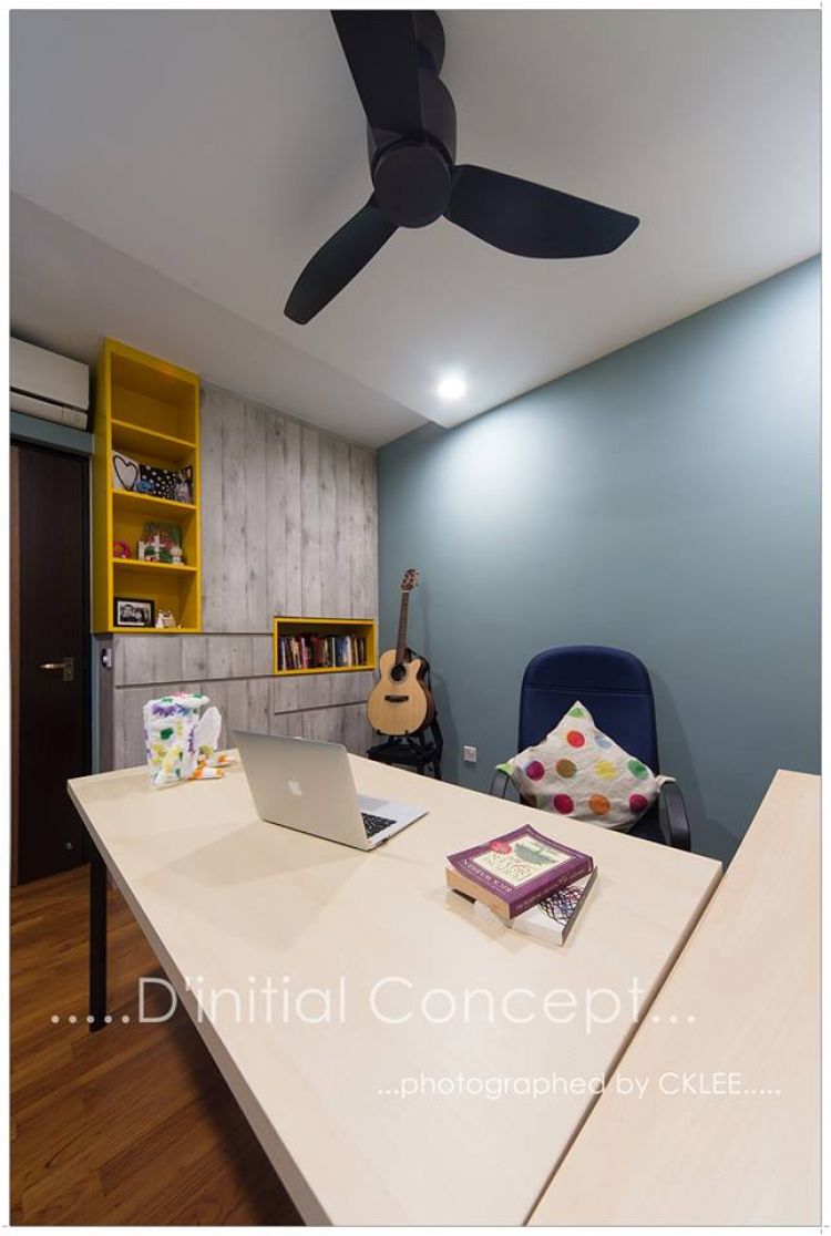 Scandinavian Design - Study Room - HDB 4 Room - Design by D Initial Concept