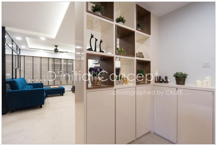 Scandinavian Design - Living Room - HDB 5 Room - Design by D Initial Concept