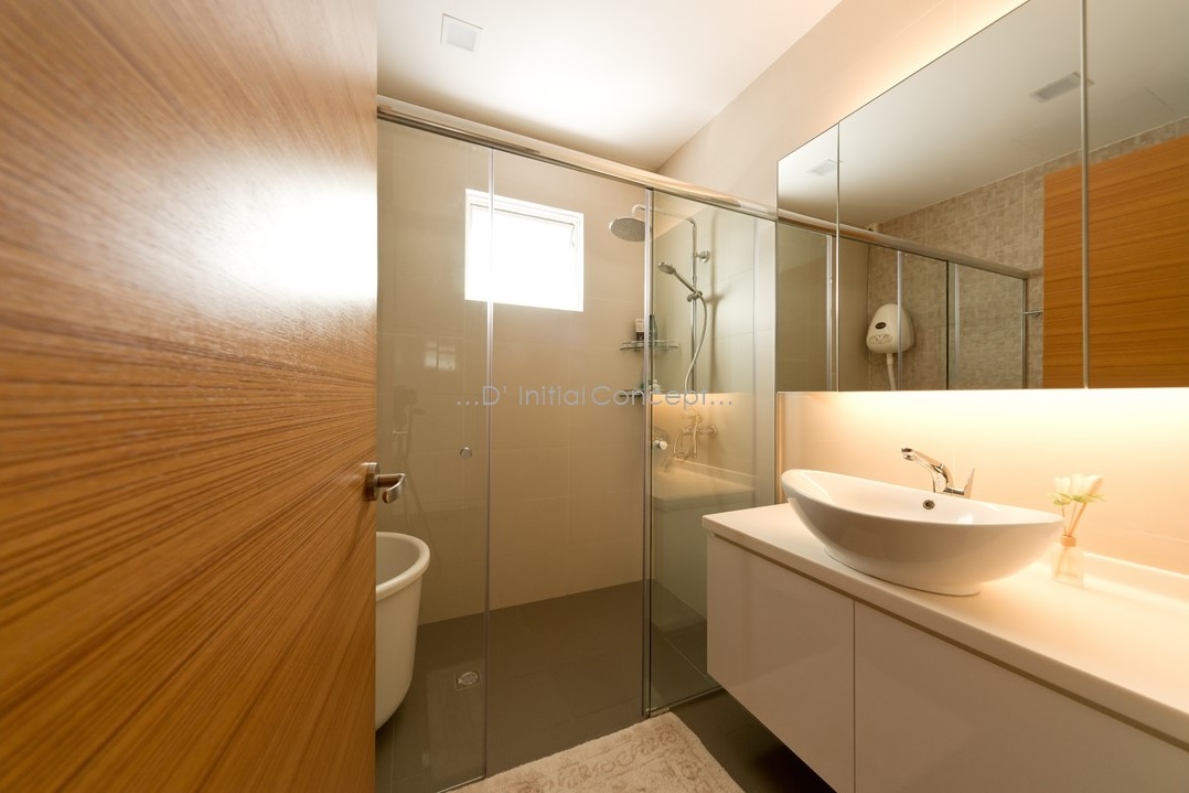 Contemporary, Minimalist Design - Bathroom - Landed House - Design by D Initial Concept