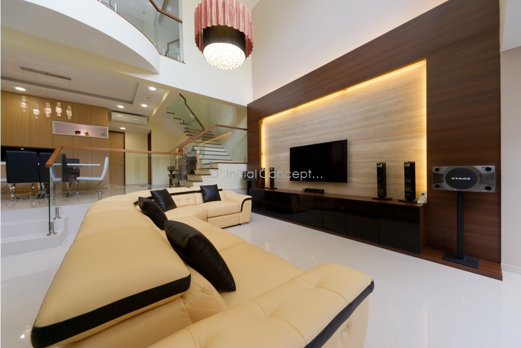 Eclectic, Modern Design - Living Room - Landed House - Design by D Initial Concept