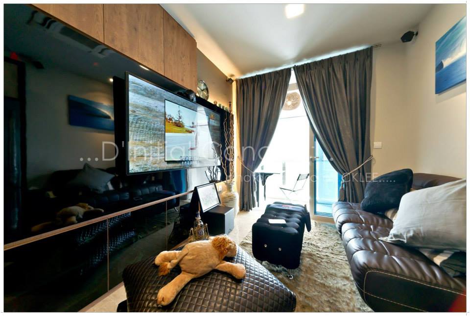 Modern, Rustic Design - Living Room - Condominium - Design by D Initial Concept