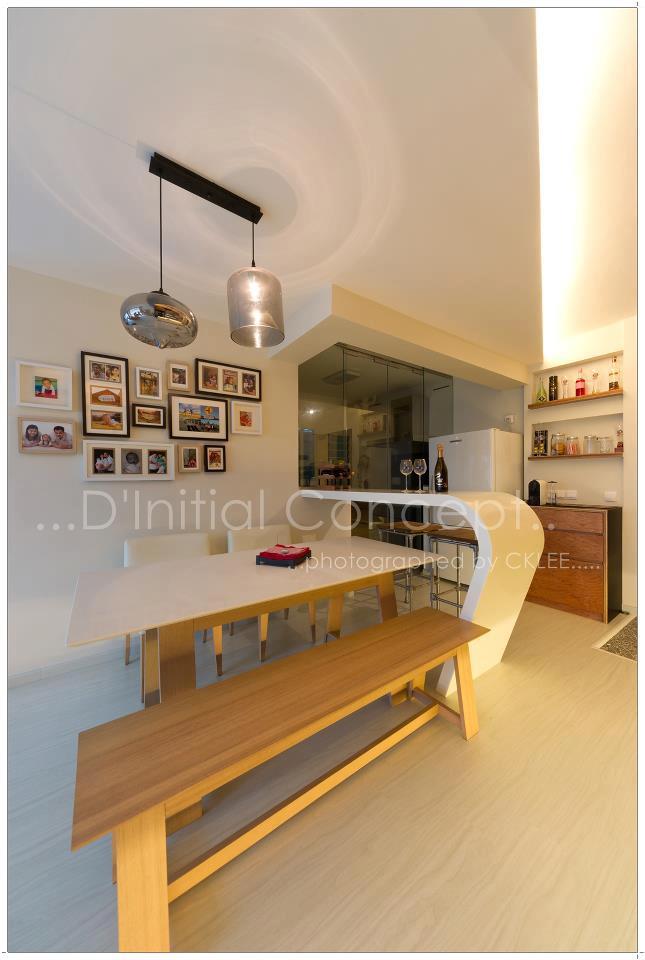 Contemporary, Industrial Design - Dining Room - HDB 4 Room - Design by D Initial Concept