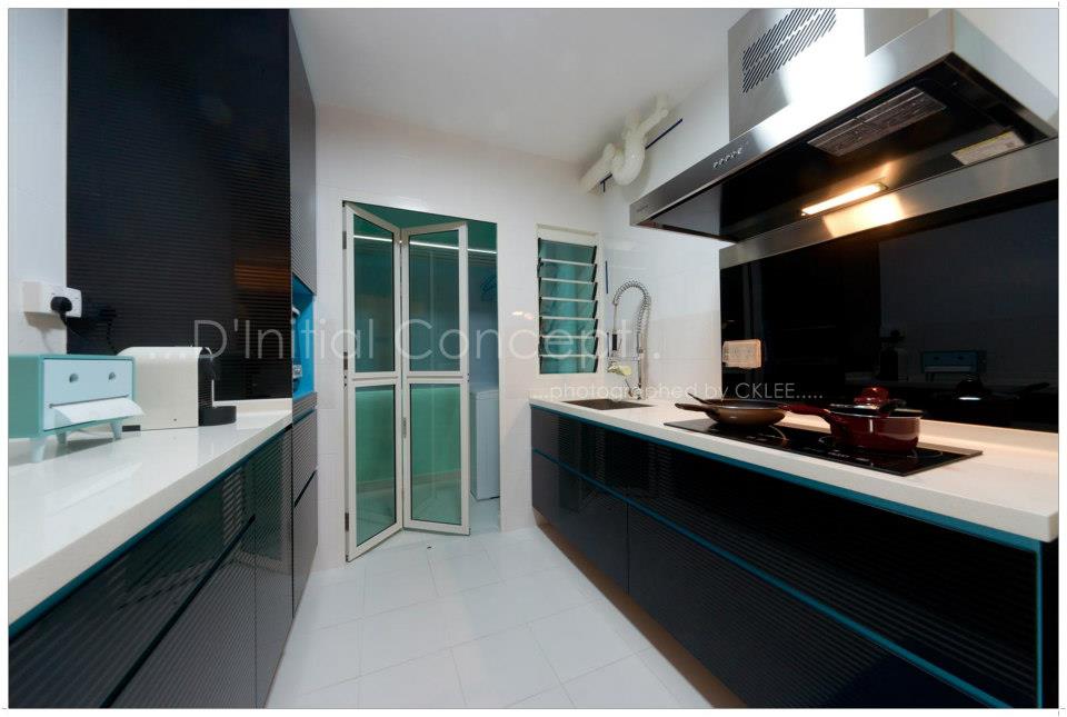 Contemporary, Industrial Design - Kitchen - HDB 4 Room - Design by D Initial Concept