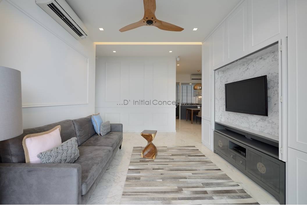 Classical, Contemporary Design - Living Room - Condominium - Design by D Initial Concept